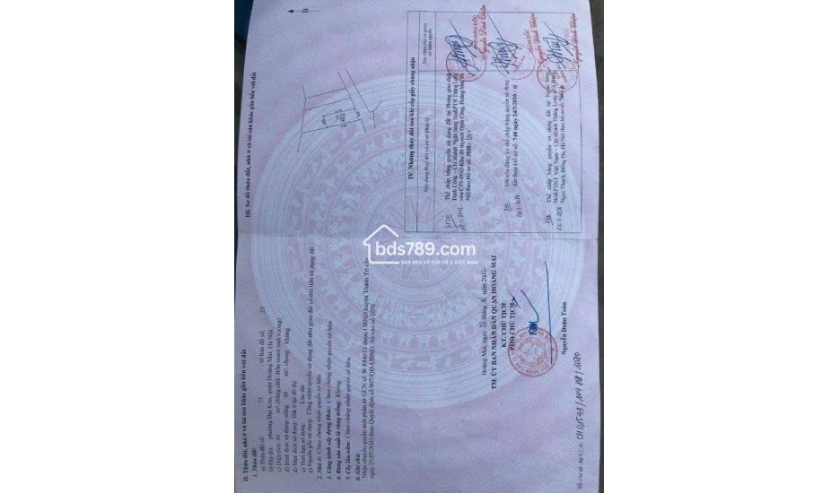 Bán nhà mặt phố Đại Từ,HN, DT 40m2, 5 tầng, Mt 4 m, giá bán 19.5 tỷ 